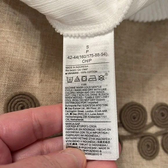 Gap Off White Rib Easy Shorts/NWT/Various - Picture 9 of 11